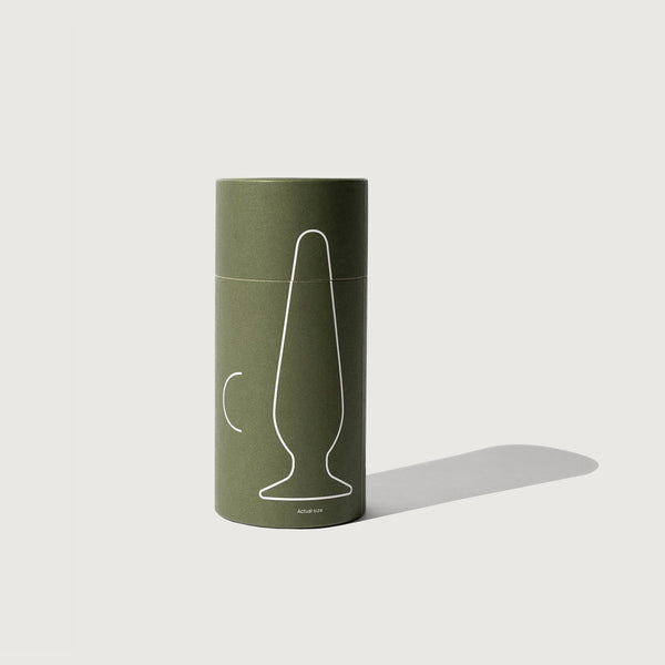 Cone, green - small silicone plug