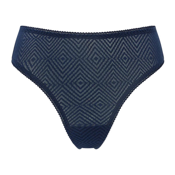 Sheer Deco - High Leg Brief