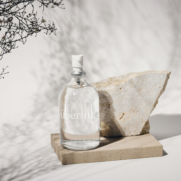 classy and elegant glass bottle