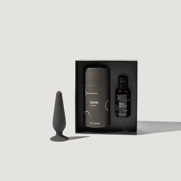 Cone + Shine - Small Plug & Lubricant Gift Set