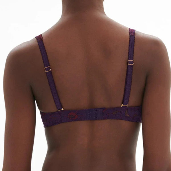 Festive Soft Cup Triangle Bra - Euphoria Purple