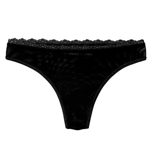 Lacey Everyday Thong - Black