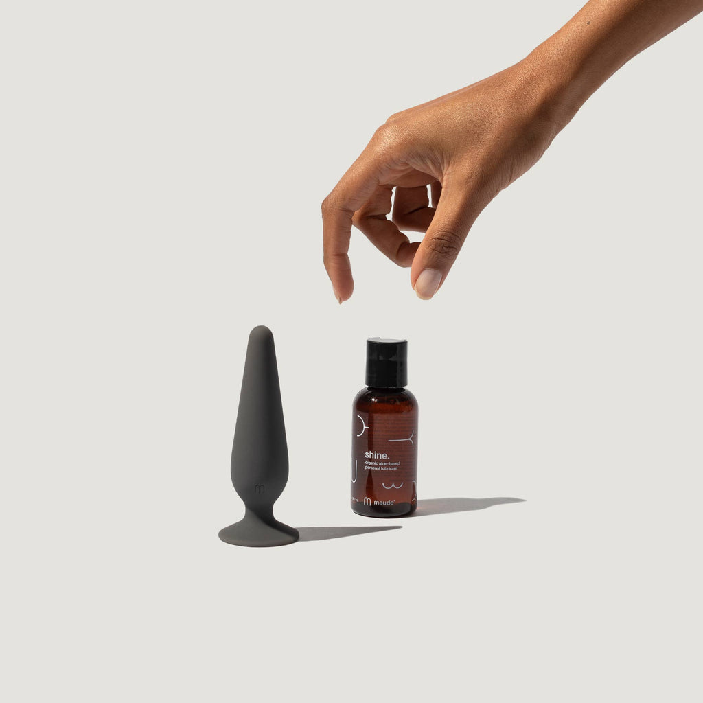 Cone + Shine - Small Plug & Lubricant Gift Set LINGER Boutique, LLC Cone + Shine - Small Plug & Lubricant Gift Set LINGER Boutique, LLC