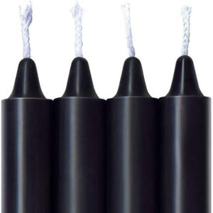 IconBrands Make Me Melt Drip Candles - Jet Black Set of Four