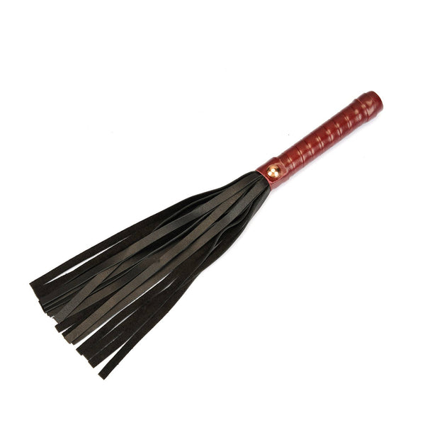 Wine Red Leather Mini Flogger