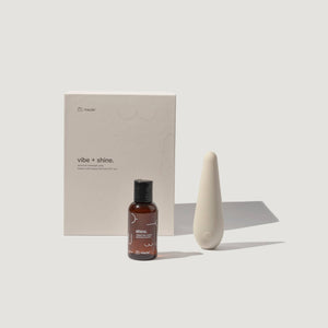 Vibe + Shine - Vibrator & Lubricant Gift Set