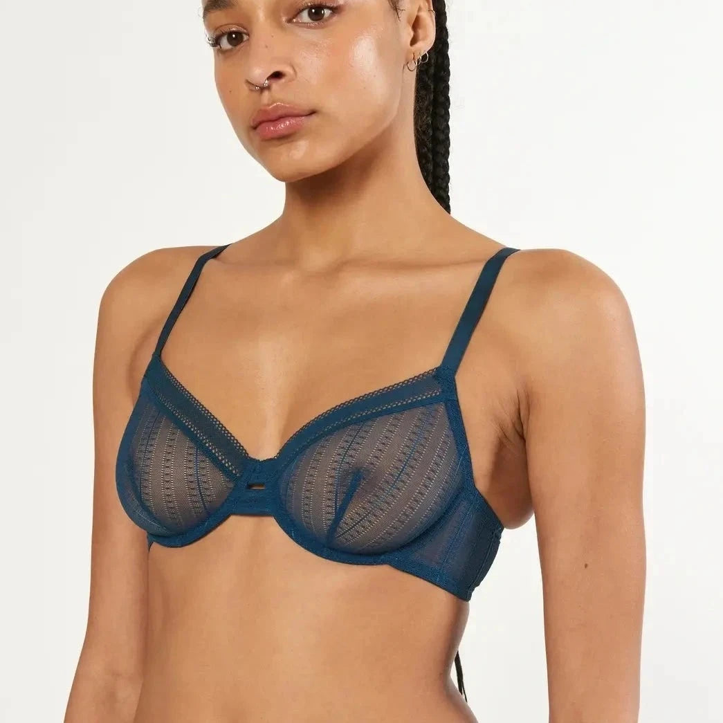 Izzy Underwire Bra - Peacock