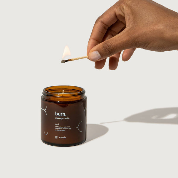 Burn no. 1 - Massage Candle