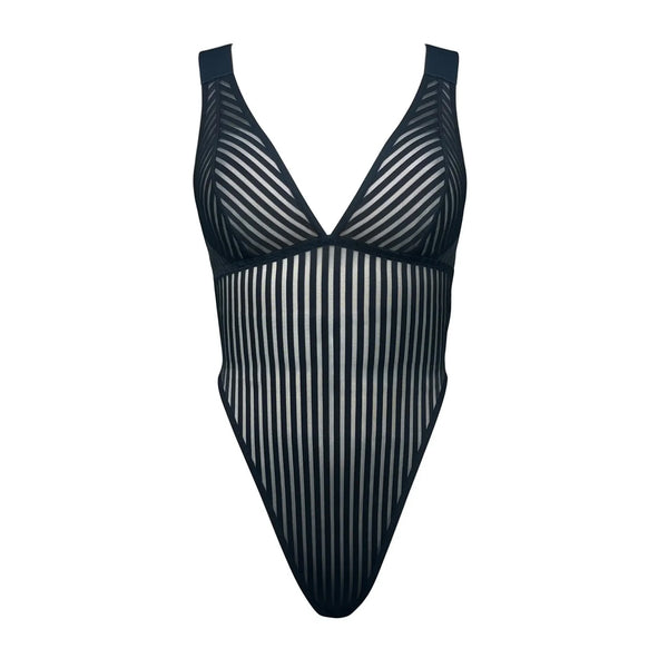 Vertigo X Back Bodysuit - Black (MM)