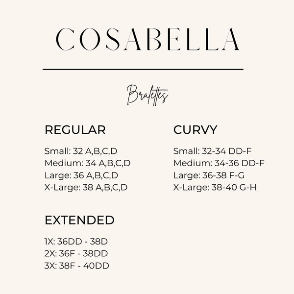 Magnolia Curvy Bralette - Black