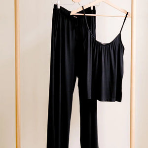 Gisele Cami & Pant Set - Black