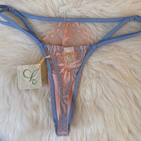 Selva String Thong - Peach