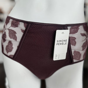 Dahlia Retro Brief - Merlot