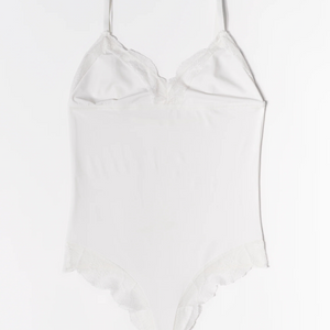 Anemone Soft Triangle Bodysuit - Ivory