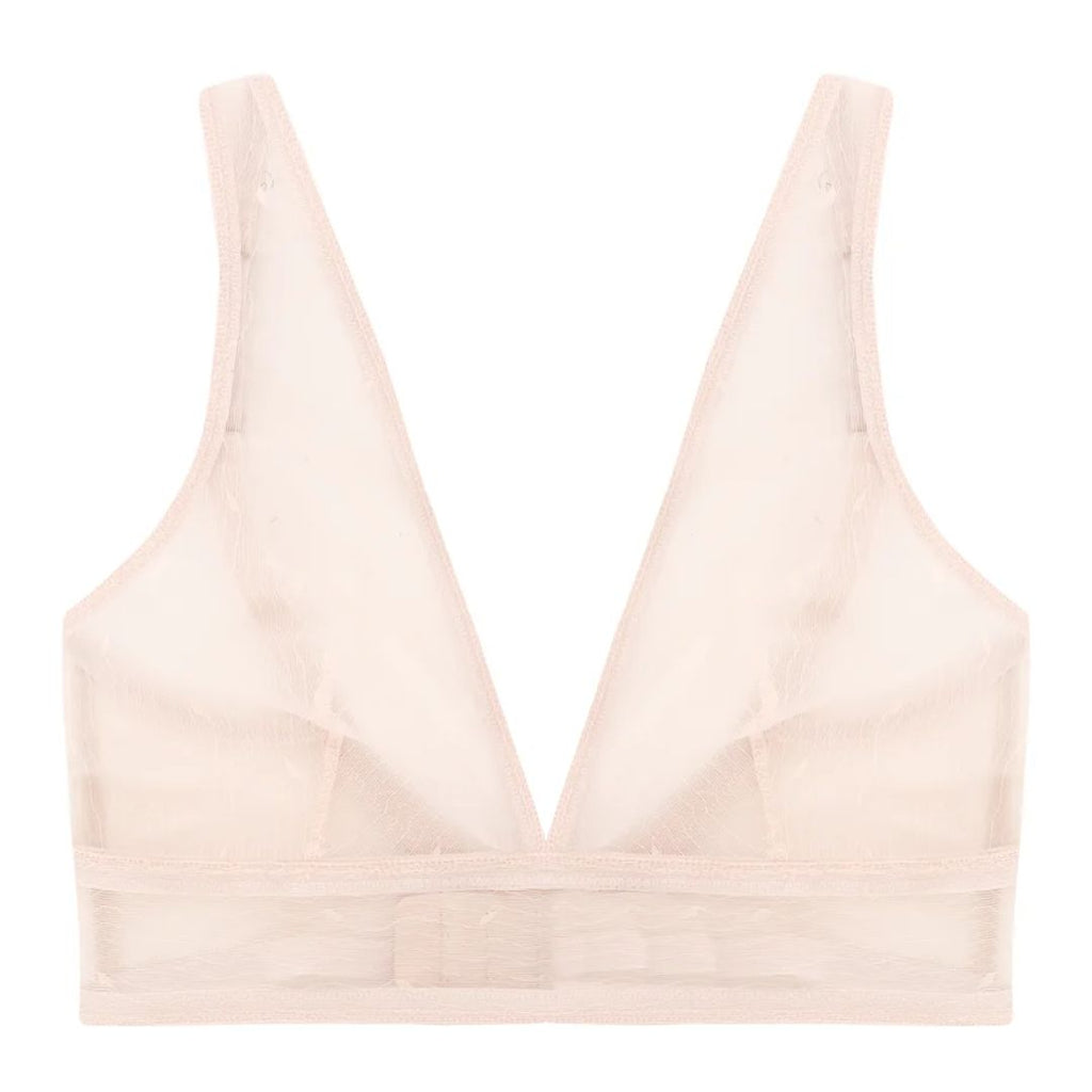 Kate Soft Plunge Bra - Rice – LINGER Boutique, LLC