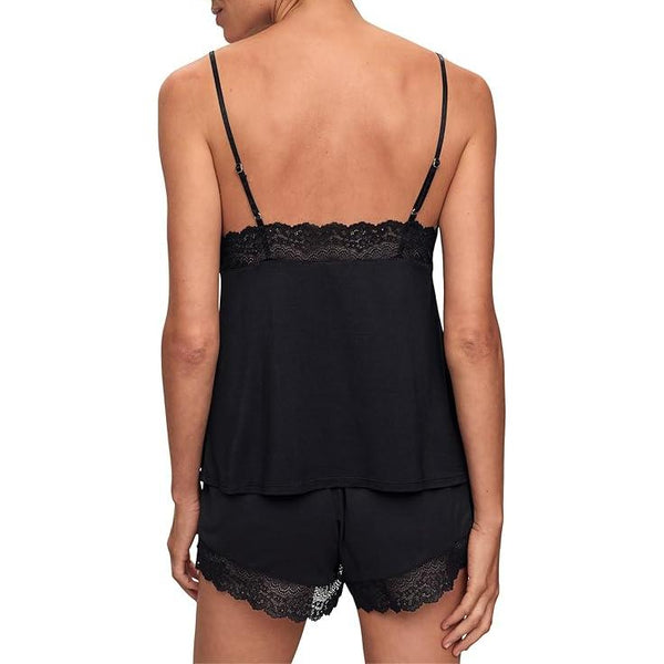 Lara Cami & Short PJ Set - Black - Eberjey