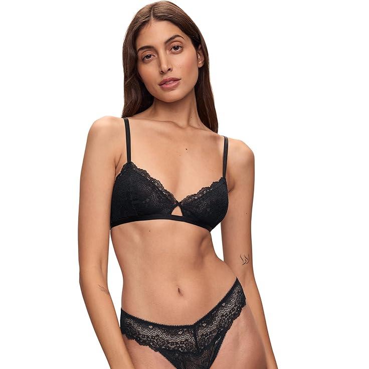 Lara Triangle Bralette - Black - Eberjey