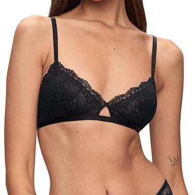 Lara Triangle Bralette - Black - Eberjey