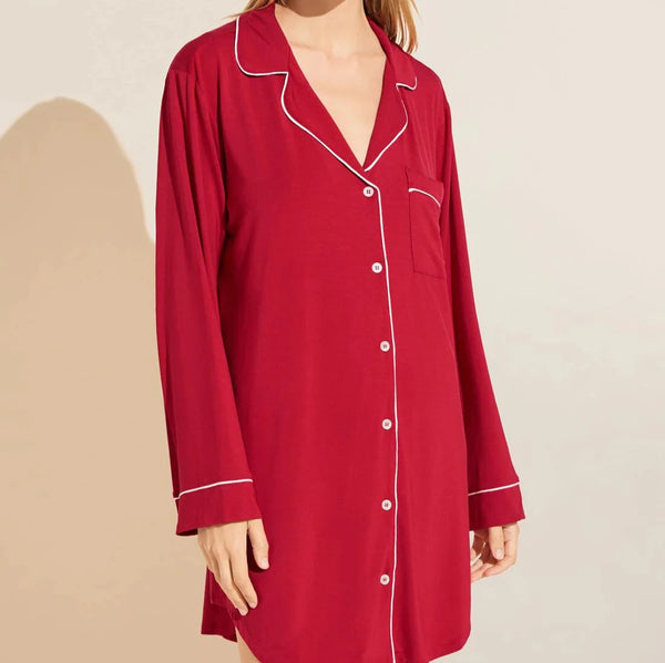 Gisele TENCEL™ Modal Sleepshirt- Haute Red