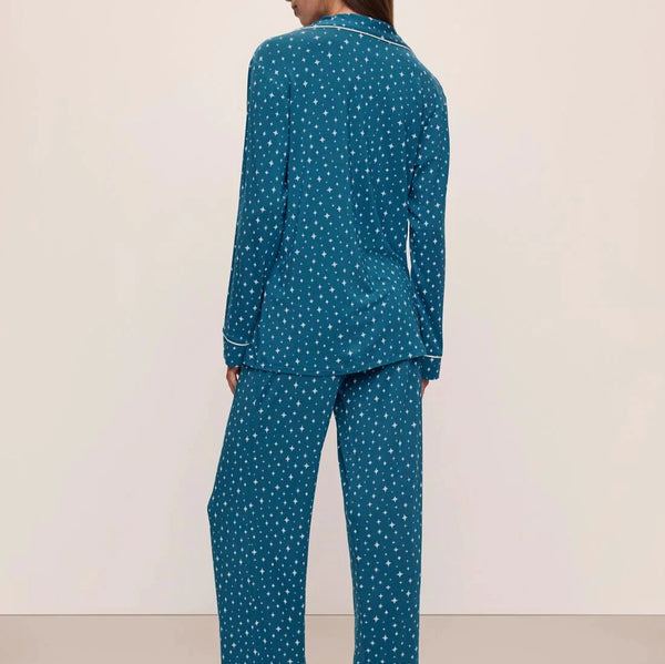 Gisele Printed TENCEL™ Modal Long PJ Set - Festive Lights