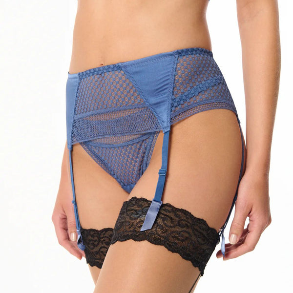 Bella Garter - Lapis Blue