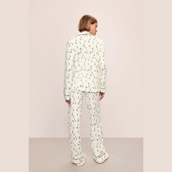 Gisele Printed TENCEL™ Modal Long PJ Set- Alpine Skier