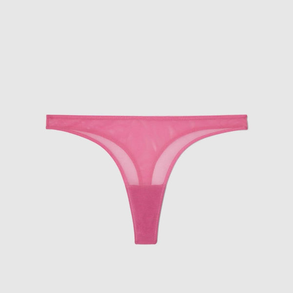 Mesh Thong - Candy Pink