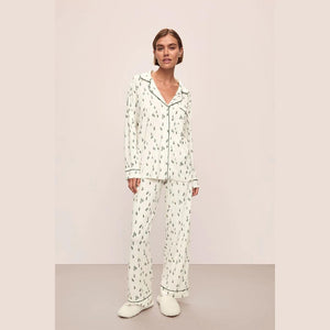 Gisele Printed TENCEL™ Modal Long PJ Set- Alpine Skier