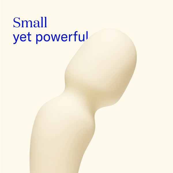 Min, Powerful Mini Wand Vibrator - Butter