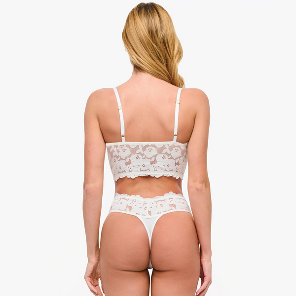 Romanza Longline Bralette - Moon Ivory