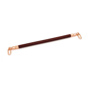 Leather Coated Spreader Bar - Wine Red