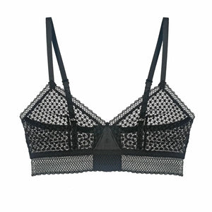 Bella Soft Triangle Bra - Black