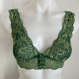 Fortuna Front Closure Bralette - Golden Jungle