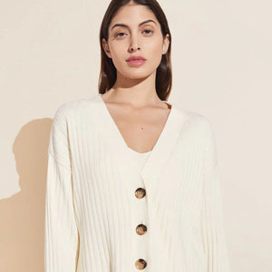 Recycled Sweater Wide Rib 3 Piece Set - Ivory