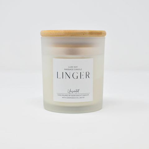 luxe soy massage candle